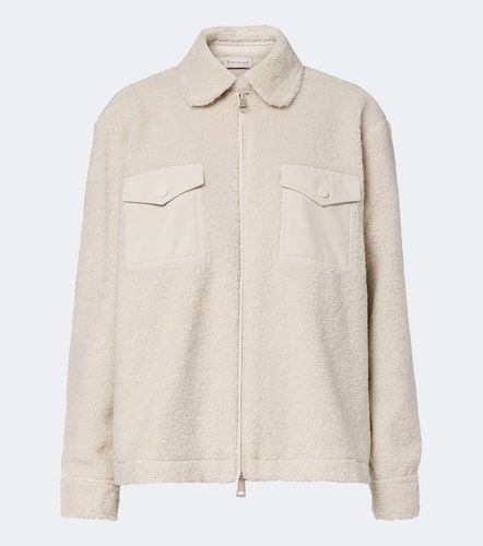 Moncler Veste blouson en teddy - Moncler - Modalova