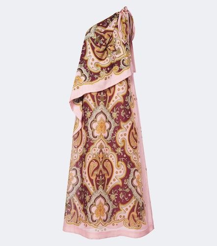 Alémais Robe longue Porter asymétrique à imprimé - Alemais - Modalova