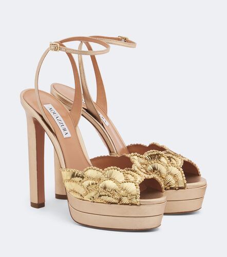 Sandales Ce Soir à plateau en cuir - Aquazzura - Modalova