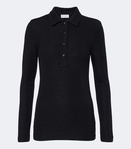 Polo en laine mélangée - Brunello Cucinelli - Modalova