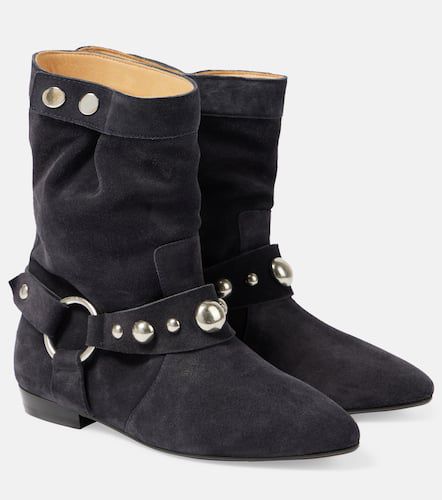 Bottines Stanya en daim à clous - Isabel Marant - Modalova