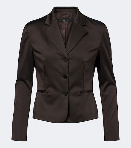 Gucci Veste en satin - Gucci - Modalova