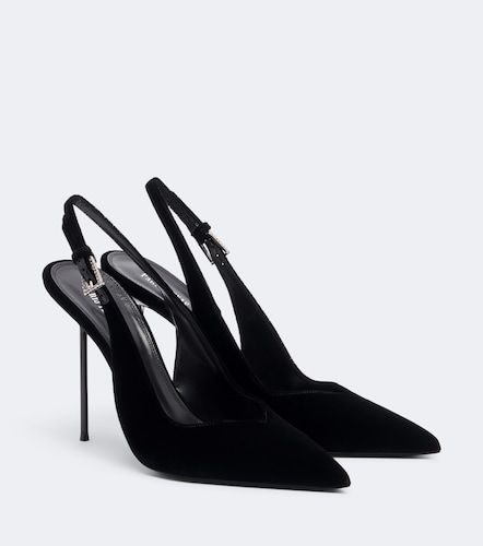 Escarpins slingback Lidia en velours - Paris Texas - Modalova
