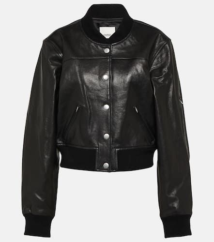 Veste bomber Adriel en cuir - Isabel Marant - Modalova