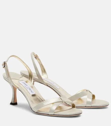 Sandales Elsy en cuir métallisé - Jimmy Choo - Modalova