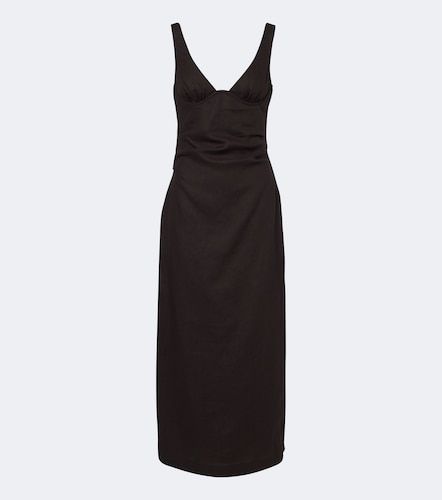 SIR Robe midi en lin - SIR - Modalova