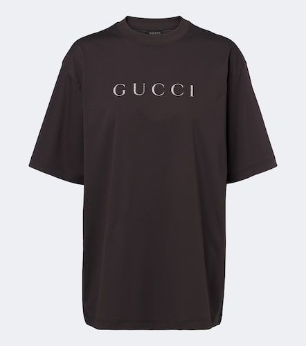 Gucci T-shirt en coton à logo - Gucci - Modalova