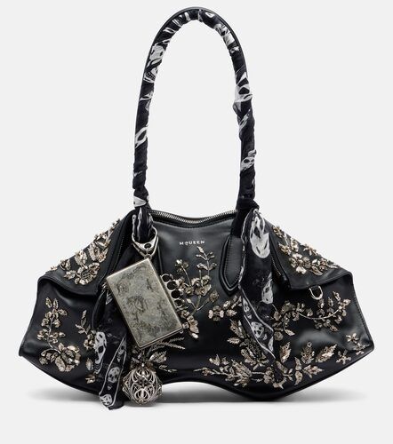 Sac porté épaule Manta Medium en cuir - McQueen - Modalova