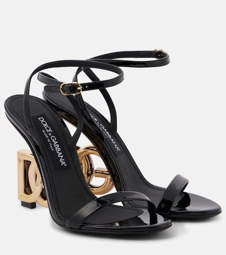 Sandales Keira en cuir verni - Dolce&Gabbana - Modalova