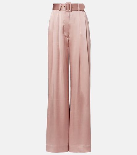 Pantalon ample en satin de soie - Zimmermann - Modalova