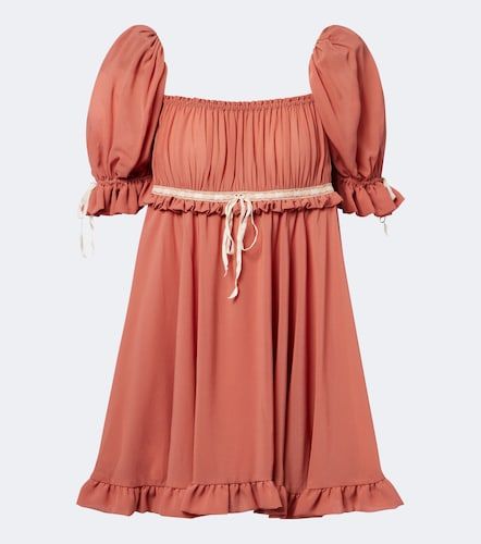 Chloé Robe en soie à volants - Chloe - Modalova