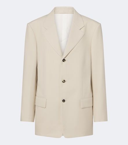 Blazer en laine et coton à rayures - Bottega Veneta - Modalova
