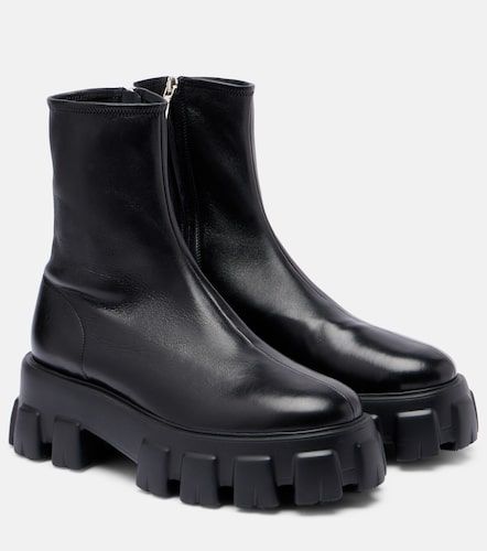 Prada Bottines Monolith en cuir - Prada - Modalova