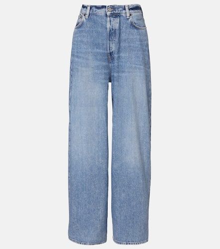 Jean ample  taille basse et cristaux - Acne Studios - Modalova