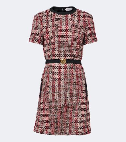 Robe Medusa en tweed de laine mélangée - Versace - Modalova