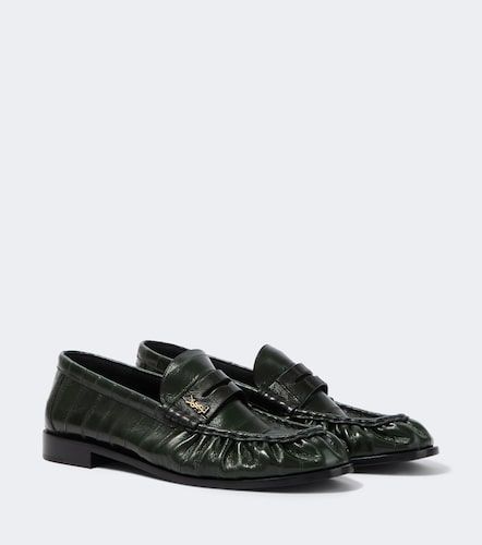 Mocassins Le Loafer en cuir façon croco - Saint Laurent - Modalova