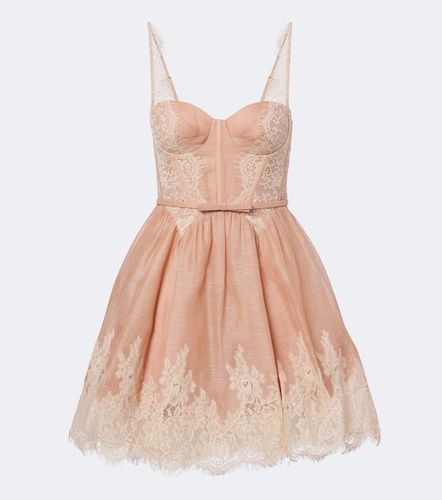 Robe Valiant en lin et soie - Zimmermann - Modalova