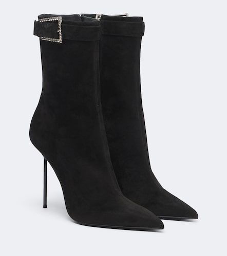 Bottines Lidia en daim à ornements - Paris Texas - Modalova