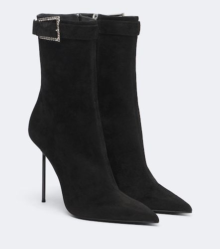 Bottines Lidia en daim à ornements - Paris Texas - Modalova