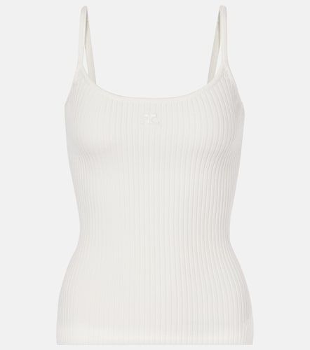 Courrèges Top Reedition en maille côtelée - Courreges - Modalova