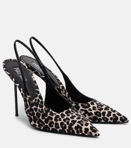 Escarpins slingback Lidia à motif léopard - Paris Texas - Modalova