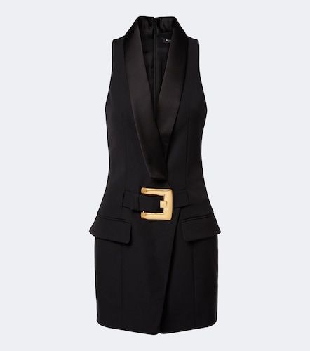 Balmain Robe en laine vierge - Balmain - Modalova