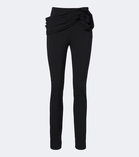 Legging en laine mélangée à appliqué - Carolina Herrera - Modalova