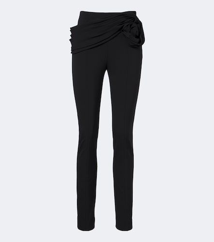 Legging en laine mélangée à appliqué - Carolina Herrera - Modalova