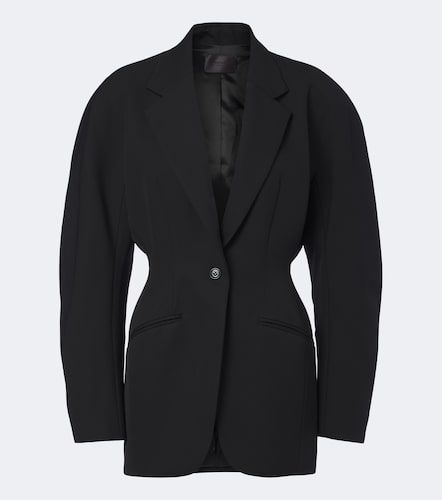 Mugler Blazer en laine vierge - Mugler - Modalova