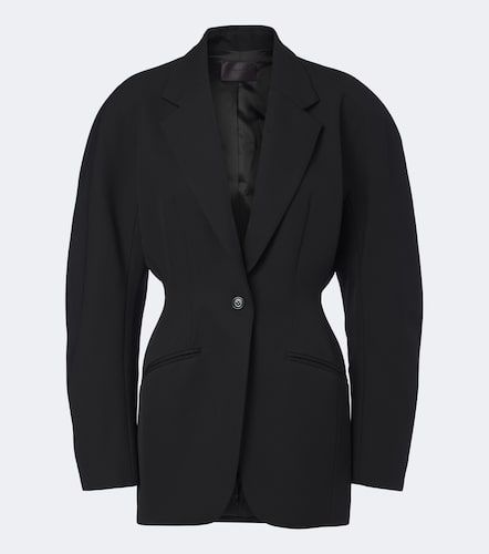 Mugler Blazer en laine vierge - Mugler - Modalova