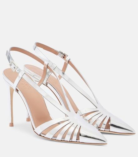 Escarpins slingback Janette en cuir métallisé - Malone Souliers - Modalova