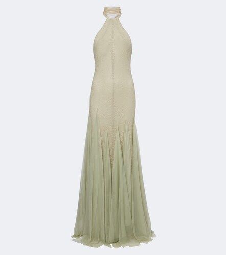 Robe longue Elowen en dentelle - De La Vali - Modalova