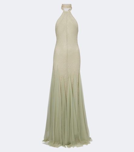 Robe longue Elowen en dentelle - De La Vali - Modalova