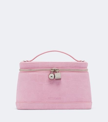 Sac vanity Petit Vanity en daim façon croco - Jacquemus - Modalova