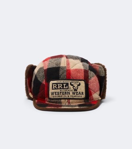 RRL Casquette en laine à carreaux - RRL - Modalova