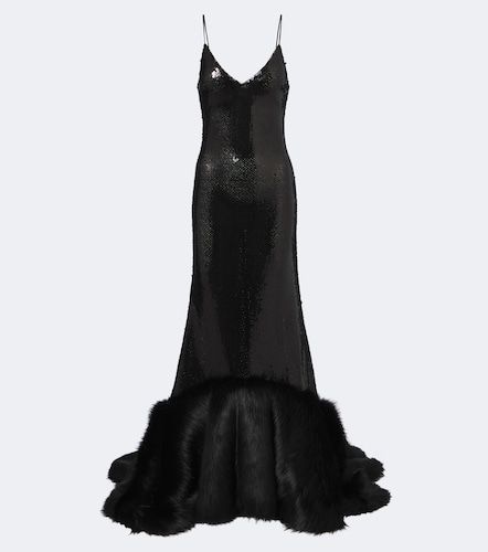 David Koma Robe longue à sequins - David Koma - Modalova