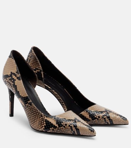 Escarpins Jett d'Orsay en cuir à effet serpent - Khaite - Modalova