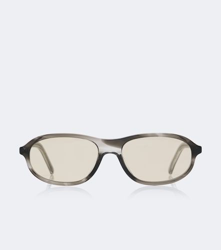 Lunettes de soleil ovales Iconic Plaque - Prada - Modalova