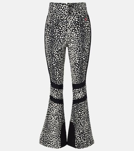 Pantalon de ski évasé Aurora à imprimé léopard - Perfect Moment - Modalova