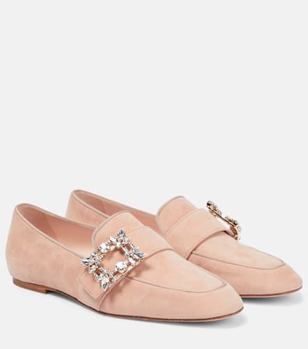 Mocassins Mini Broche en daim - Roger Vivier - Modalova