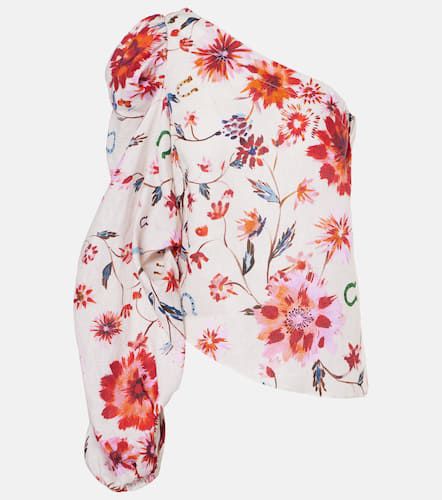 Top asymétrique Floral Ease en lin - Dorothee Schumacher - Modalova