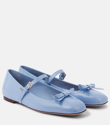 Ballerines Mary Jane Romance en cuir verni à nœud - Valentino Garavani - Modalova