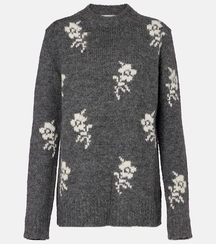 Pull intarsia en alpaga et laine mélangés - Jil Sander - Modalova