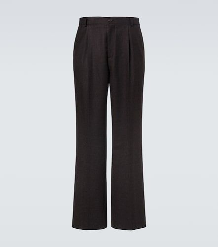 Pantalon ample en flanelle de laine - Dries Van Noten - Modalova