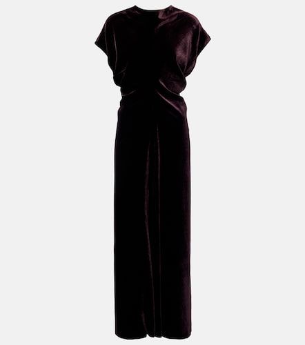 Agnona Robe midi en velours - Agnona - Modalova