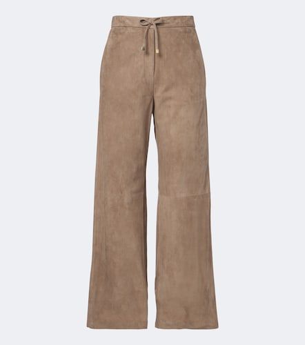 S Max Mara Pantalon ample en daim - 'S Max Mara - Modalova