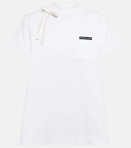 T-shirt en coton à ornements - Prada - Modalova