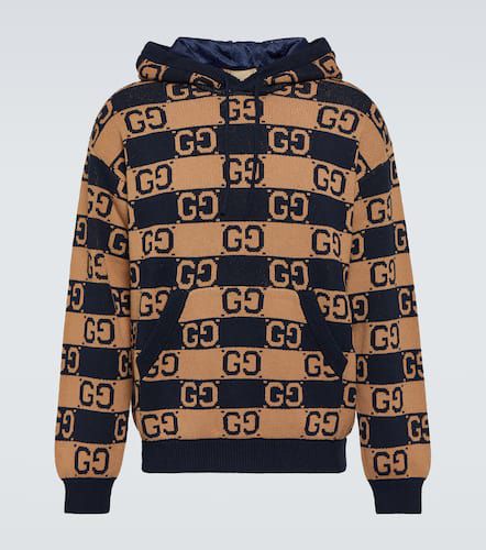 Sweat-shirt à capuche GG en coton - Gucci - Modalova