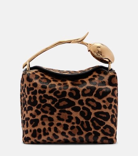 Sac à main Bloom Mini en cuir façon poulain - Erdem - Modalova