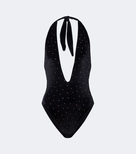 Maillot de bain en velours à ornements - Balmain - Modalova